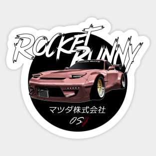 JDM RX-7 [FD] Pink Black Sun Edition Sticker